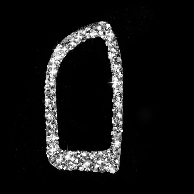 Car Trunk Switch Diamond Decoration Sticker, Left Drive, Trunk Switch