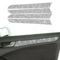 Car Interior Door Panel Trim Diamond Decoration Sticker, Left and Right Drive, Interior Door Panel Trim