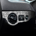 For Dodge Charger 2011-2014 Car Headlight Switch Diamond Decorative Sticker, Left-hand Drive, Headlight Switch