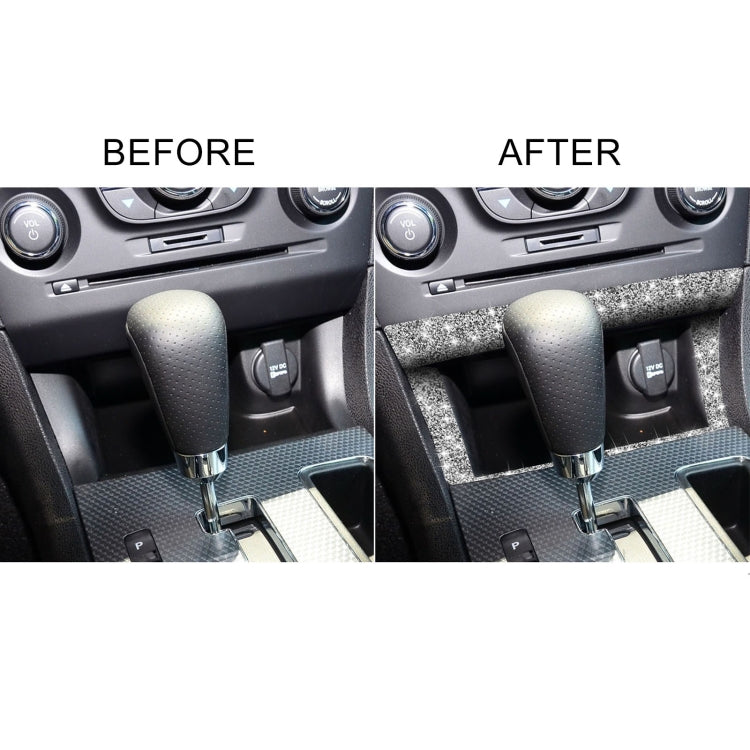 For Dodge Charger 2011-2014 Car Storage Box Frame Diamond Decorative Sticker, Left-hand Drive, Storage Box Frame