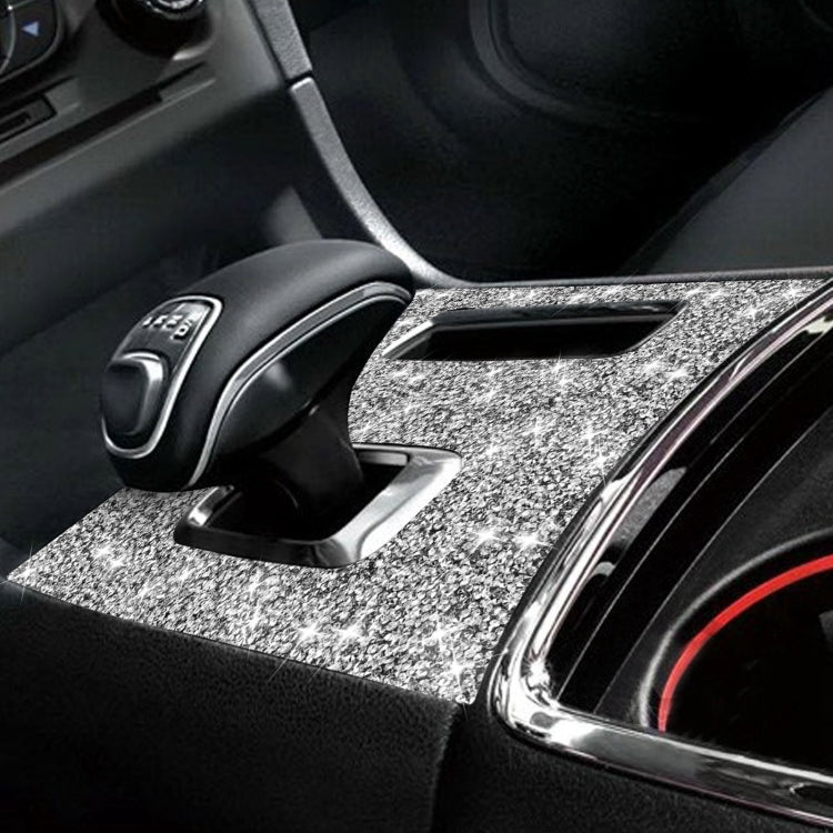 For Dodge Charger 2011-2014 Car Manual Shift Panel Diamond Decorative Sticker, Left-hand Drive, Manual Shift Panel