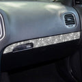 For Dodge Charger 2011-2014 Car Front Passenger Seat Storage Box Diamond Decorative Sticker, Left-hand Drive, Front Passenger Seat Storage Box