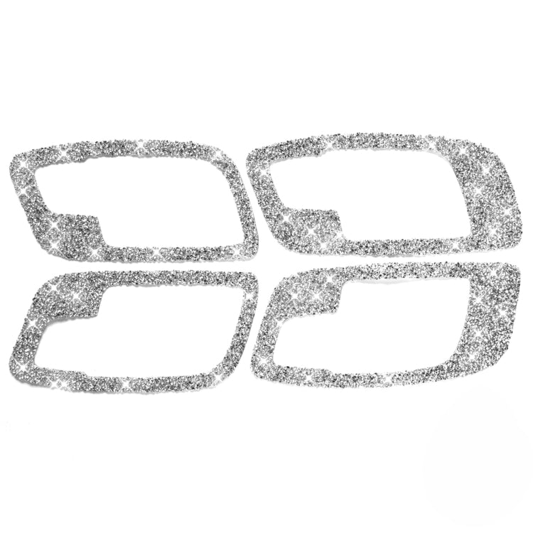 For Dodge Charger 2011-2014 Car Door Handle A Diamond Decorative Sticker, Left-hand Drive, Door Handle A