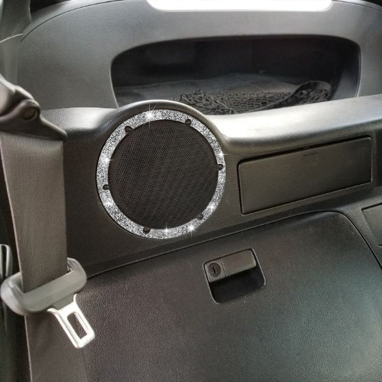 For Nissan 350Z 2006-2009 Car Rear Speaker Surround Diamond Sticker,Left and Right Drive Universal, Car Rear Speaker Surround