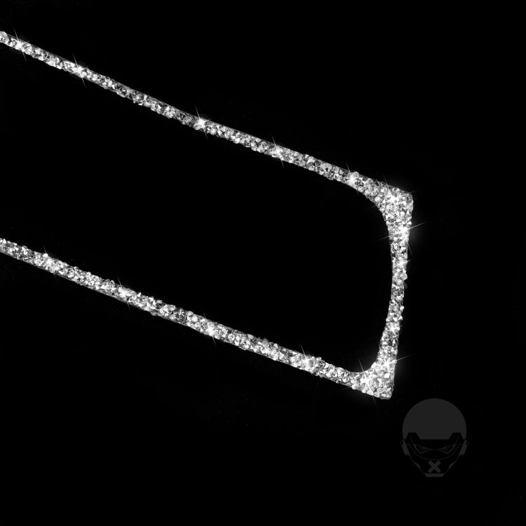 For Audi A4 / A5 / Q5 Car Air Conditioning Air Outlet Frame Diamond Decoration Sticker, Air Conditioning Air Outlet Frame Left Drive, Air Conditioning Air Outlet Frame Right Drive