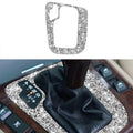 Car Gear Panel Frame Diamond Decoration Sticker, Left Drive, Gear Panel Frame