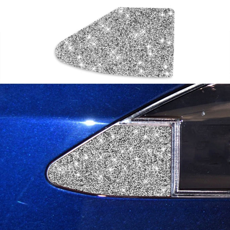 For Tesla Model S Car Charging Port Board Diamond Sticker,Left and Right Drive Universal, Car Charging Port Board