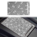 For Tesla Model X Car Storage Box Panel Diamond Sticker,Left and Right Drive Universal, Car Storage Box Panel