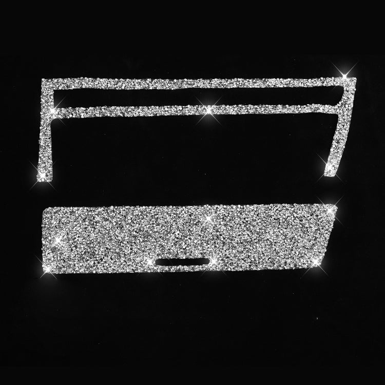 For BMW Series 3 E46 1998-2005 Car Cigarette Lighter Frame Diamond Decoration Sticker, Cigarette Lighter Frame Right Drive, Cigarette Lighter Frame Left Drive