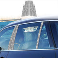 6pcs Car B-Pillar Diamond Decoration Sticker, Left and Right Drive, B-Pillar