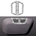 Car Rear Seat Roof Air Outlet Diamond Decoration Sticker, Left and Right Drive, Rear Seat Roof Air Outlet