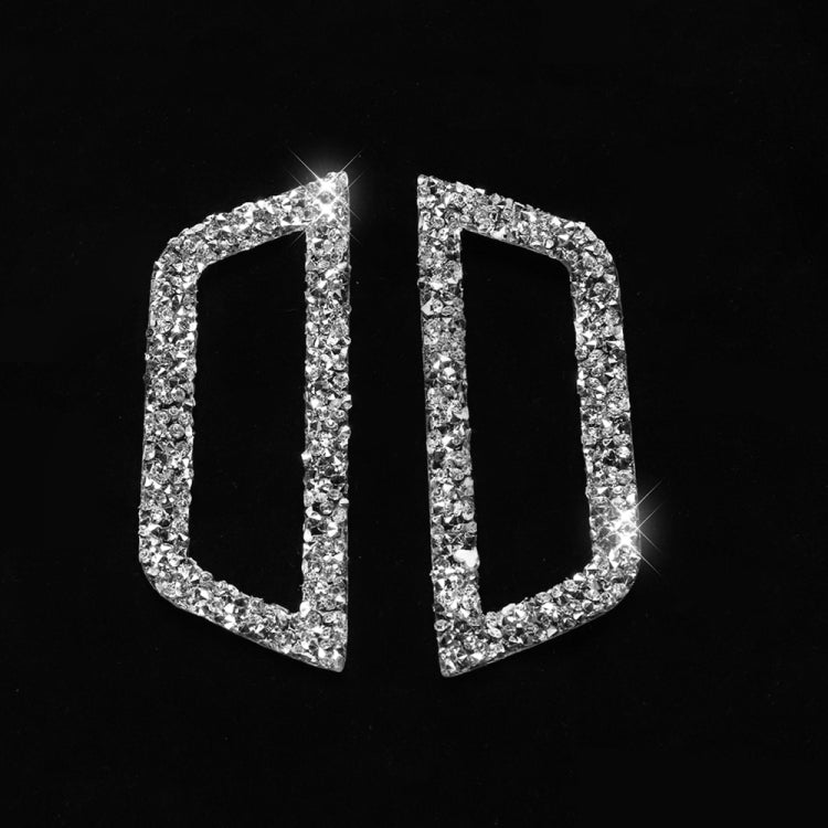 Car Rear Seat Roof Air Outlet Diamond Decoration Sticker, Left and Right Drive, Rear Seat Roof Air Outlet