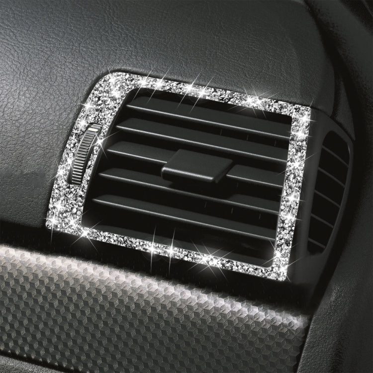Car Left Right Air Outlet Diamond Decoration Sticker, Left and Right Drive, Left Right Air Outlet