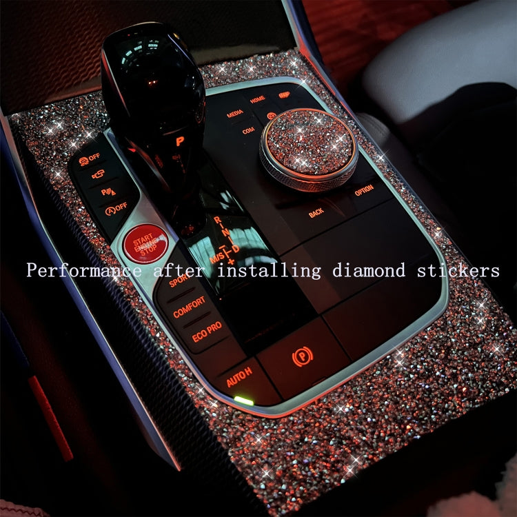 Car Multimedia Knob Diamond Decoration Sticker, For BMW Mini F55 / F56