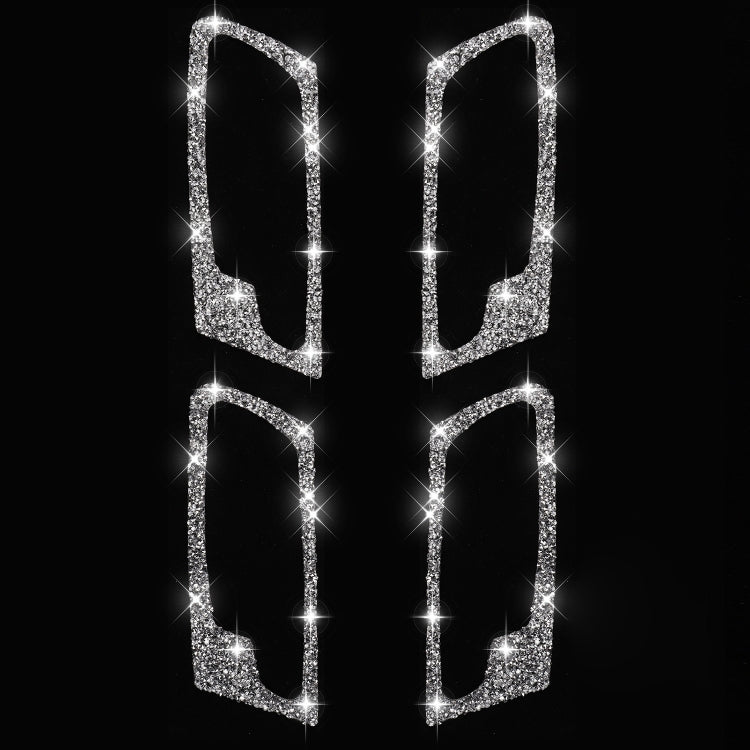 For BMW X5 E70 / X6 E71 2008-2014 Car Door Inner Handle Frame Diamond Decoration Sticker, Door Inner Handle Frame
