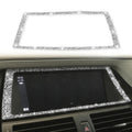 For BMW X5 E70 / X6 E71 2008-2013 Car Navigation Frame Diamond Decoration Sticker, Navigation Frame