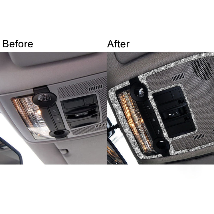 For BMW X5 E70 / X6 E71 2008-2013 2pcs Car Reading Light Diamond Decoration Sticker, Reading Light