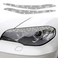 For BMW X5 E70 2010-2012 Car Light Eyebrow Diamond Decoration Sticker, Light Eyebrow