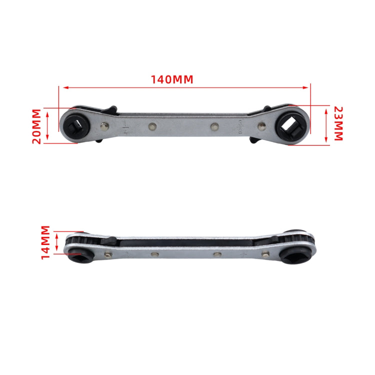 13pcs / Set Air Conditioning Valve Core Disassembly Tool with Rrepair Wrench & Valve Core, CP-4339