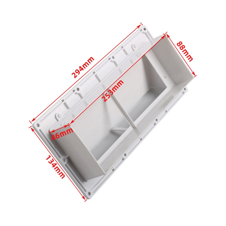A8664 RV Range Hood Vent Exhaust Vent Cover with 10pcs Screws