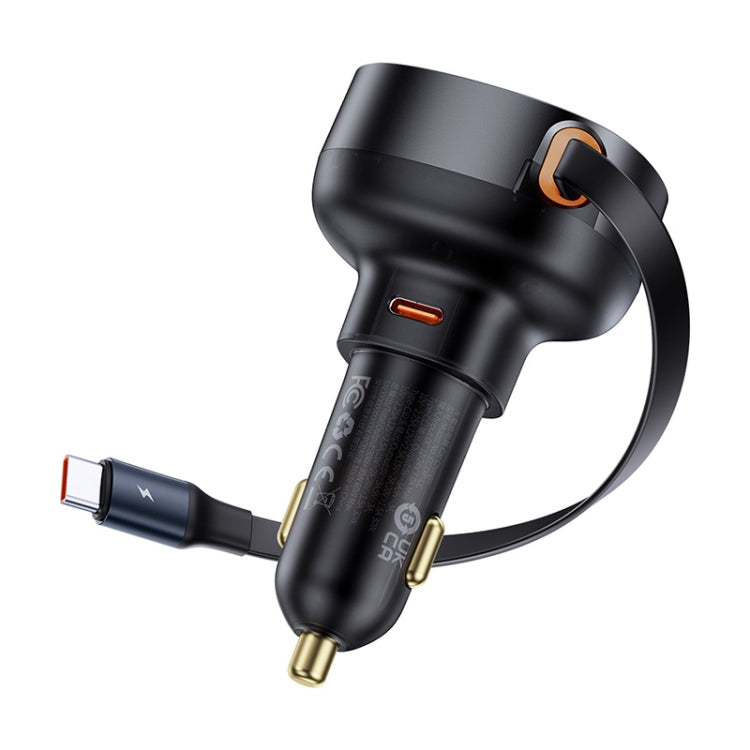 Baseus Tuxiang Pro 60W 2 in 1 Dual Type-C Interface Car Charger