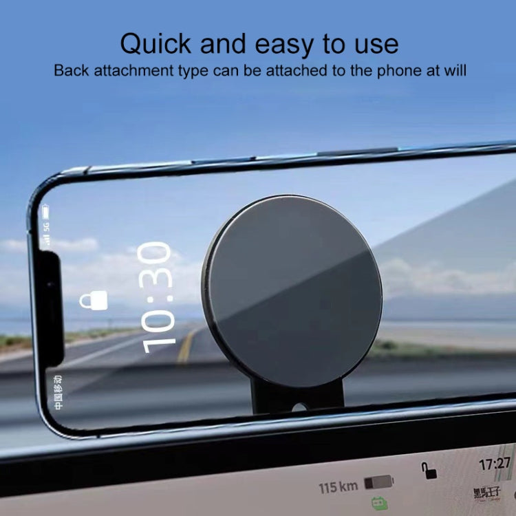 ZF013 For Tesla MagSafe Magnetic Hidden Phone Holder, Flip Version, ZF013 (Grey), ZF013