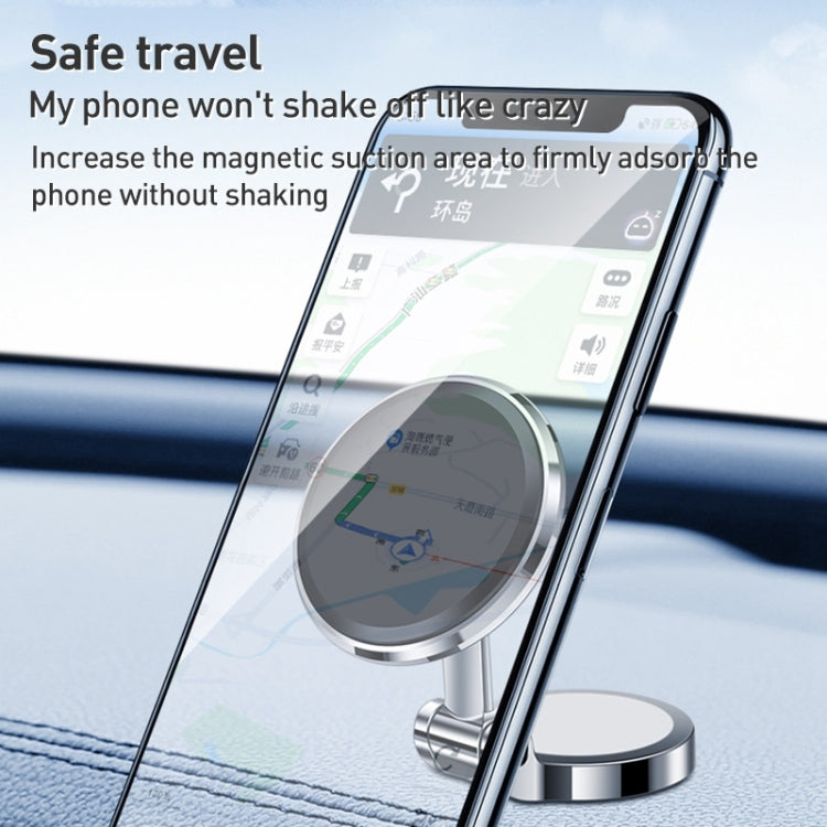 ZF016 Magnetic Alloy Foldable Car Dashboard Phone Holder, ZF016 Ordinary