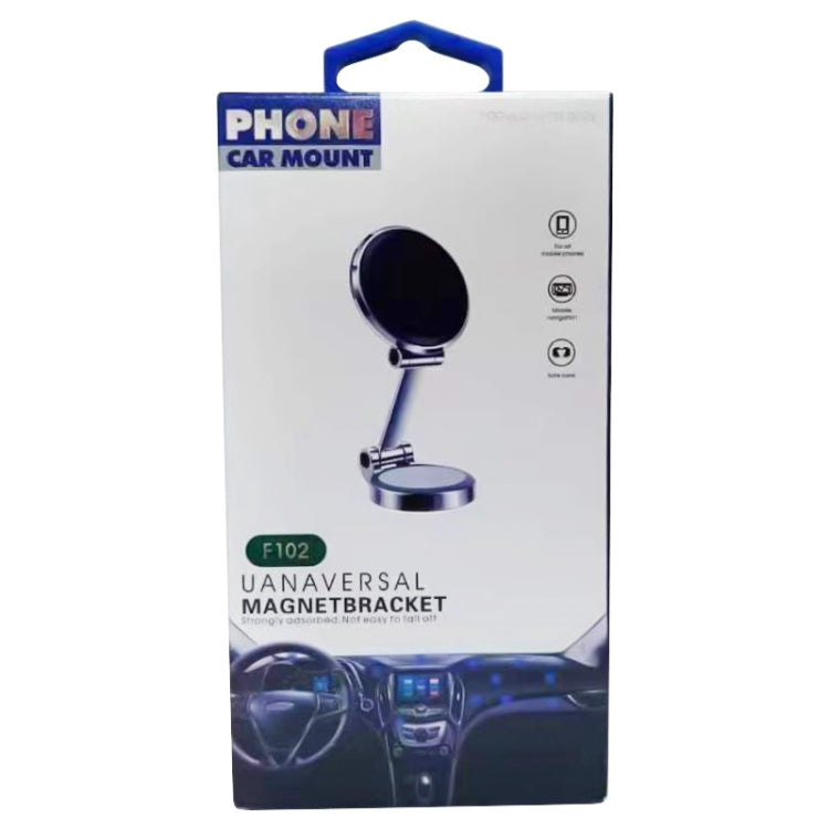 ZF016 Magnetic Alloy Foldable Car Dashboard Phone Holder, ZF016 Ordinary