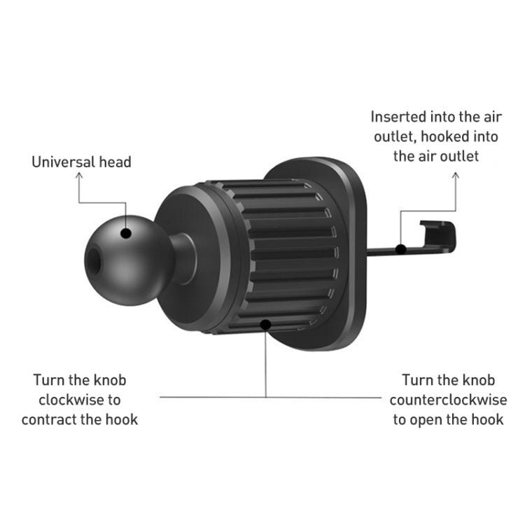 360 Degree Rotating Car Air Outlet Magnetic Phone Holder