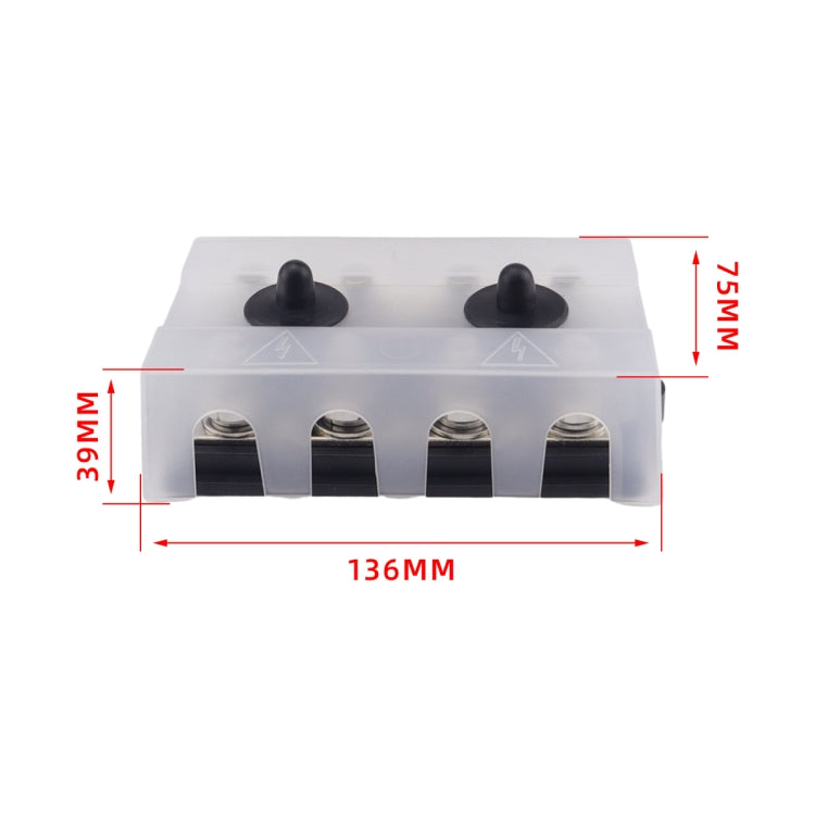 CP-4065 Double Row M8 Power Distribution Block Terminal Studs with Terminals, CP-4065