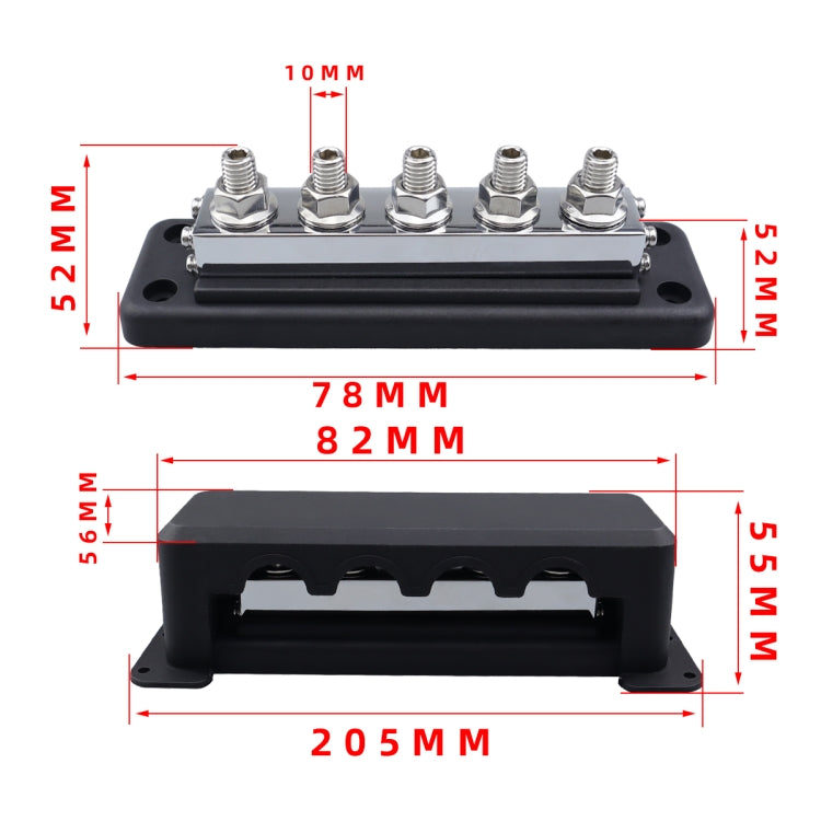 CP-4330-01 600A M10 Power Distribution Block Terminal Studs, CP-4330-01