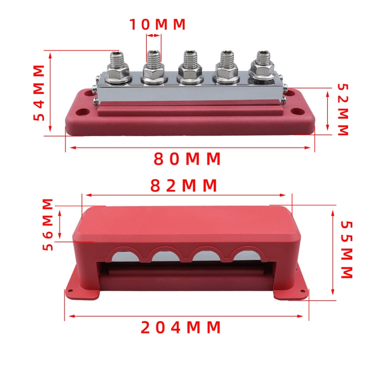 CP-4330-02 600A M10 Power Distribution Block Terminal Studs, CP-4330-02