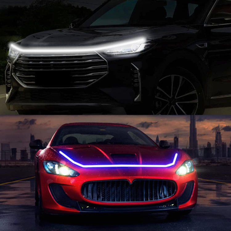Car Startup Scan Through Hood LED Daytime Running Atmosphere Light, 1.2m, 1.8m, 1.5m