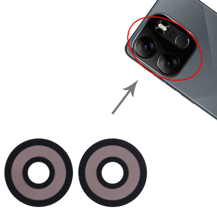 Back Camera Lens, For Tecno Camon 20 Pro, For Tecno Camon 20, For Tecno Pop 7, For Tecno Spark Go 2023