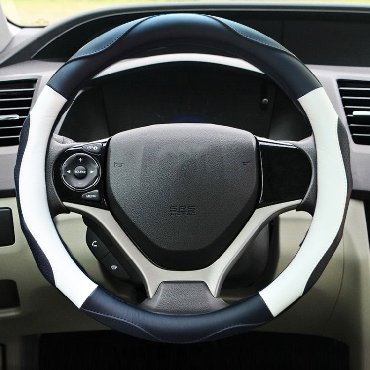 Super Fiber Leather Car Universal Anti-skid Steering Wheel Cover, Diameter: 38cm