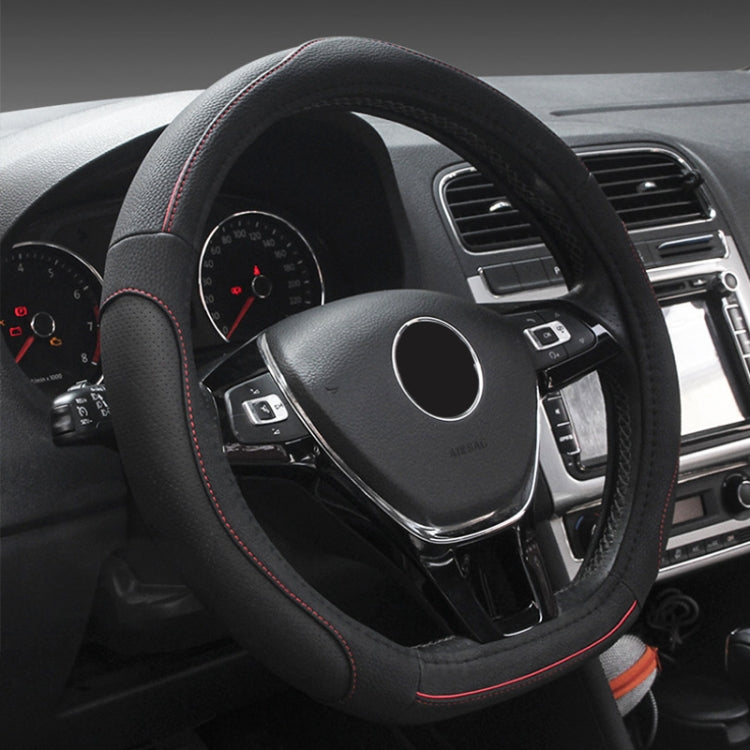 D Style Car Universal Anti-skid Steering Wheel Cover, Diameter: 38cm, D Style