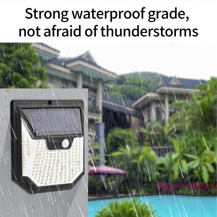 XY0159 159 LEDs Outdoor Solar Human Body Sensor Courtyard Wall Light, 1pc, 2pcs, 4pcs, 6pcs, 8pcs