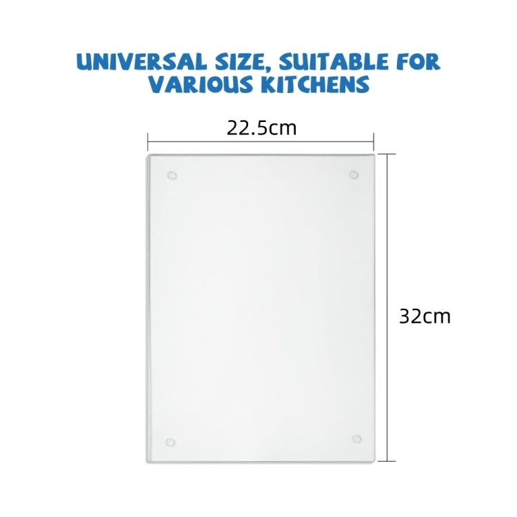 YX077 Transparent Acrylic Non Slip Cutting Board, YX077
