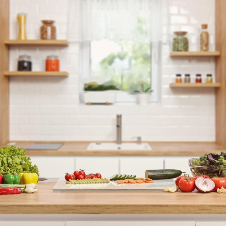 YX077 Transparent Acrylic Non Slip Cutting Board, YX077