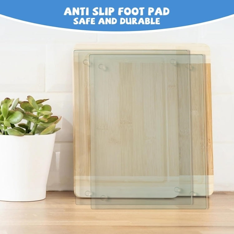 YX078 2pcs / Set Transparent Acrylic Non Slip Cutting Board, YX078