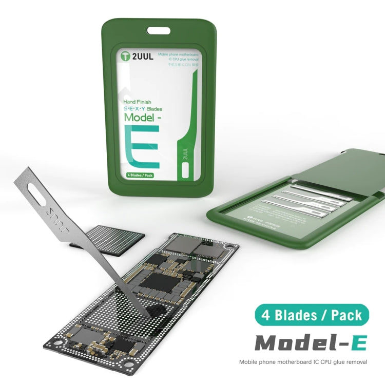 2UUL Hand Finish Blades For Phone Screen Debonding / Removal IC, S, E, X, Y