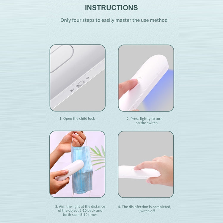 AIEK X001 UVC Portable Germicidal Lamp, AIEK X001 Germicidal Lamp