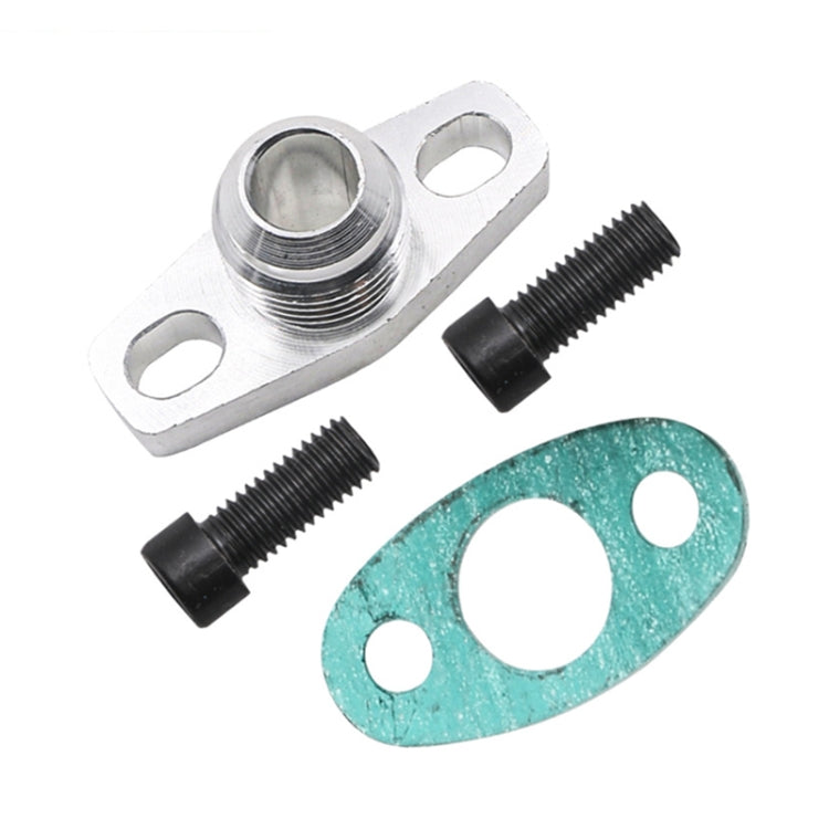 Car Turbine Oil Supply Pipe Flange Gasket AN10 Joint Adapter, For GT25 / GT28 / GT30