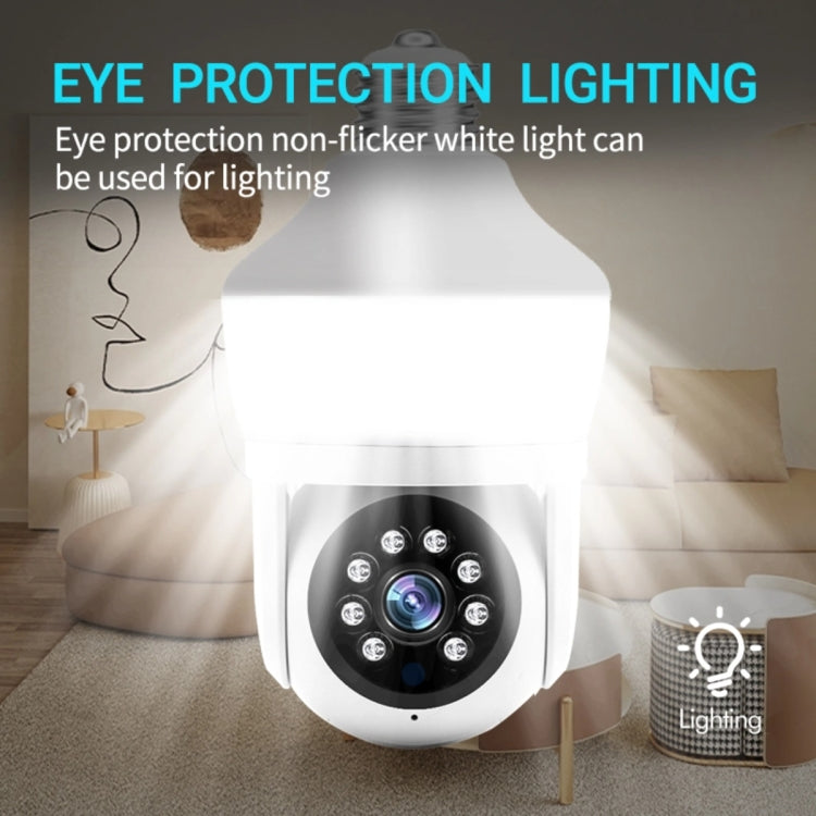 DP43 Bulb-type Motion Tracking Night Vision Smart Camera Supports Voice Intercom, DP43