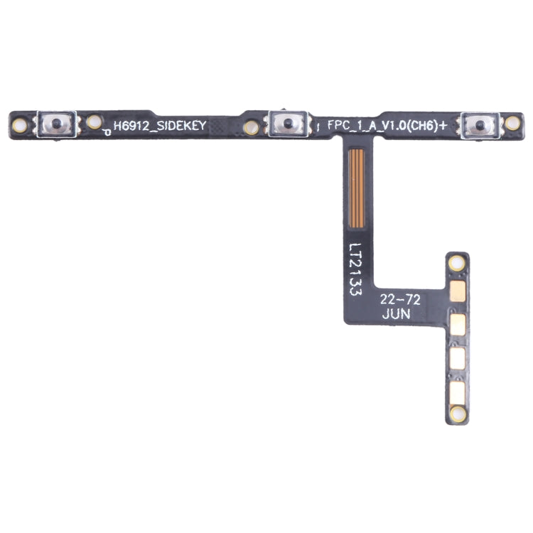 OEM Power Button & Volume Button Flex Cable, For Tecno Spark 30 Pro KL7, For Tecno Spark 30 4G KL6, For Tecno Spark 30C, For Tecno Pova 6 Neo, For Tecno Pova 6, For Tecno Camon 30 Pro CL8, For Tecno Pova 6 Pro LI9, For Tecno Spark 20C BG7n             ...