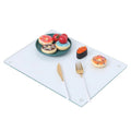 Transparent Acrylic Rectangular Cutting Board with Anti-Slip Mat, Size: 40x30x0.3cm, Rectangular Cutting Board