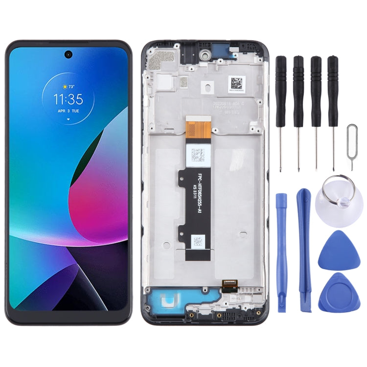 OEM LCD Screen Digitizer Full Assembly with Frame, For Motorola Moto G06, For Motorola Moto G15 Power, For Motorola Moto E15, For Motorola Moto G05, For Motorola Moto G15, For Motorola Moto G35, For Motorola Moto G55, For Motorola Moto G 5G 2024       ...