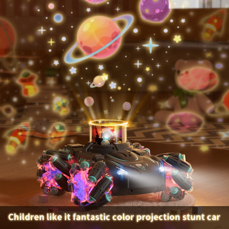 Q169 2.4G Magic Color Projection Stunt Remote Control Car