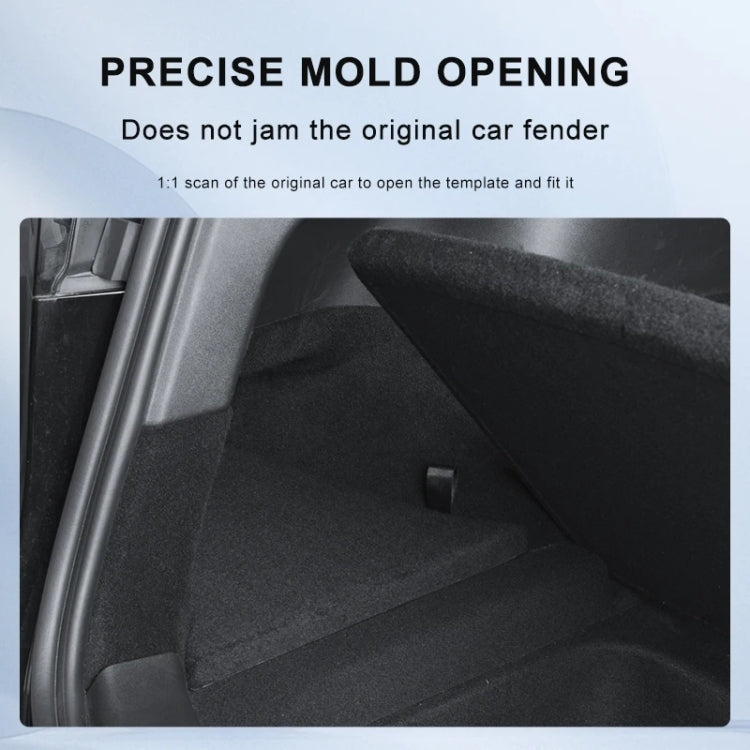 For Tesla Model Y 2021-2023 2pcs / Set Car Trunk Side Storage Box, Flagship Model, with Cover, without Cover