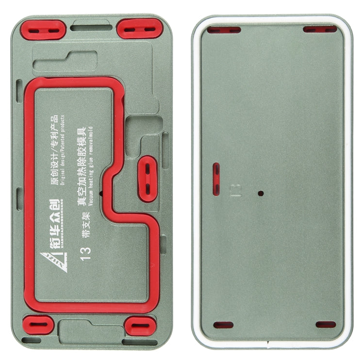 LCD Screen Frame Vacuum Heating Glue Removal Mold with Holder, For iPhone 16 Pro Max, For iPhone 16 Pro, For iPhone 16 Plus, For iPhone 16, For iPhone 15 Pro Max, For iPhone 15 Pro, For iPhone 15 Plus, For iPhone 15, For iPhone 14 Plus, For iPhone 14  ...
